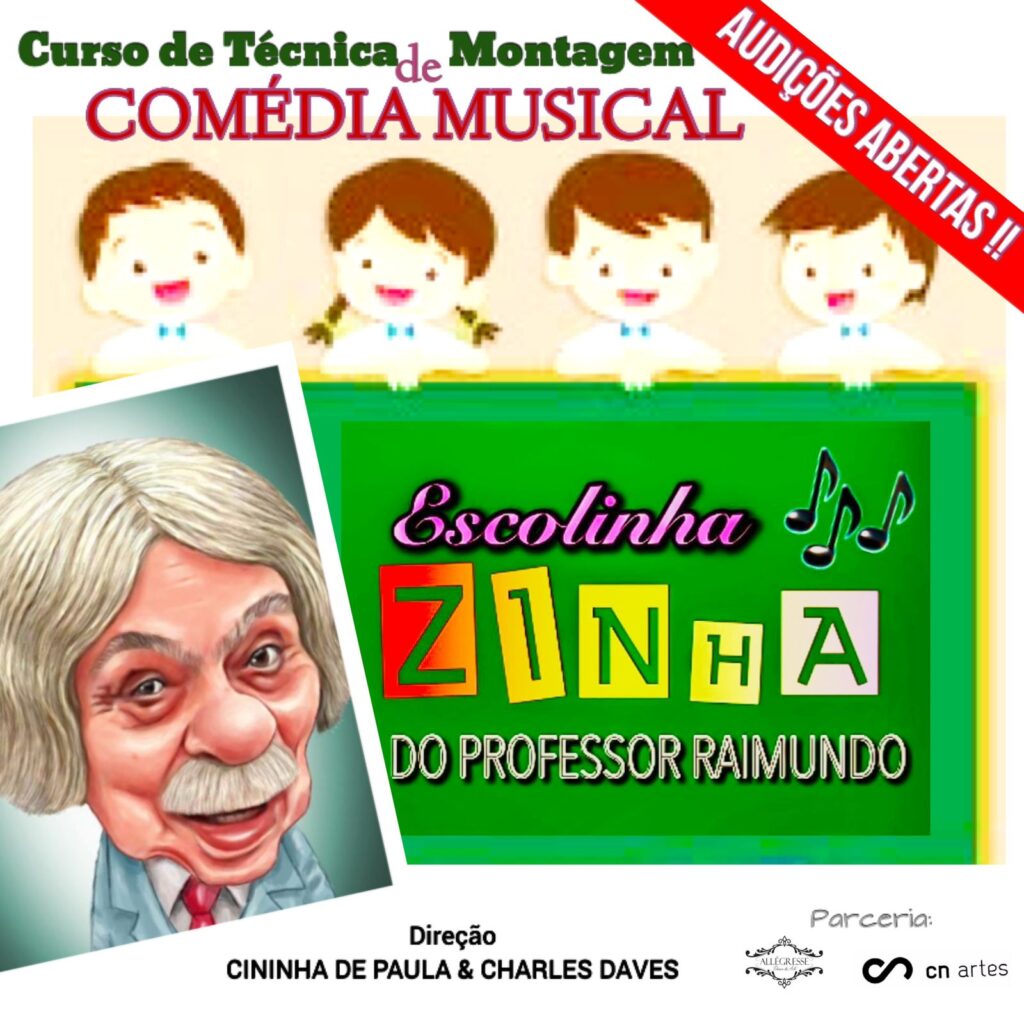 Allegresse Morumbi e a CN Artes abrem inscrições para o novo curso de comédia musical