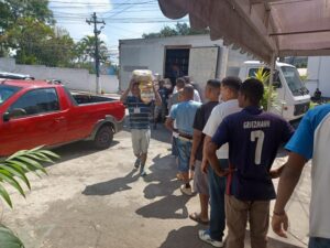Entrega de cestas
