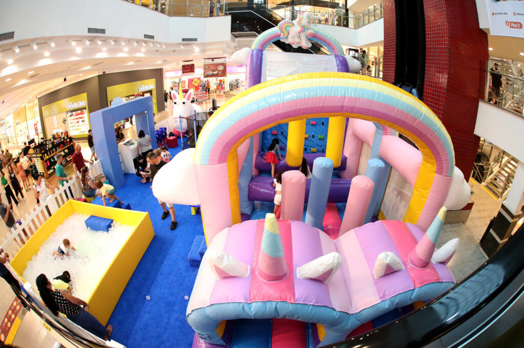 Unicórnio Park é a nova diversão infantil do Shopping Mueller