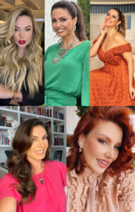 Laih Barrionuevo, Vanessa Rivelli, Leila Schuster, Flávia Cavalcante e Carol Portella
