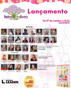 Editora Leader estará na Feira do Livro de Porto Alegre com a obra “Moda Alegre”