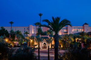Entrance facade La Mamounia 2016