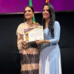 Claudia Métne é homenageada pela deputada Leticia Aguiar no evento Mulheres de Honra na ALESP