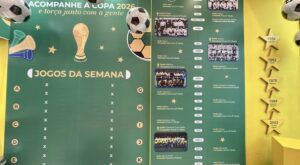 Catuaí Maringá entra no clima da Copa do Mundo com espaço de troca de figurinhas e transmissão dos jogos