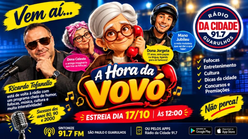 Dona Jorgeta está de volta! Personagem que marcou o rádio retorna pelas mãos de Ricardo Tofanello