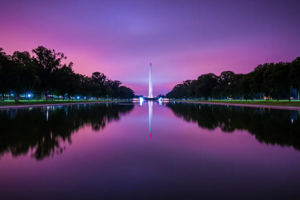 Washington,Monument,And,Lincoln,Memorial,Reflecting,Pool,|,Washington,,D.c.,
